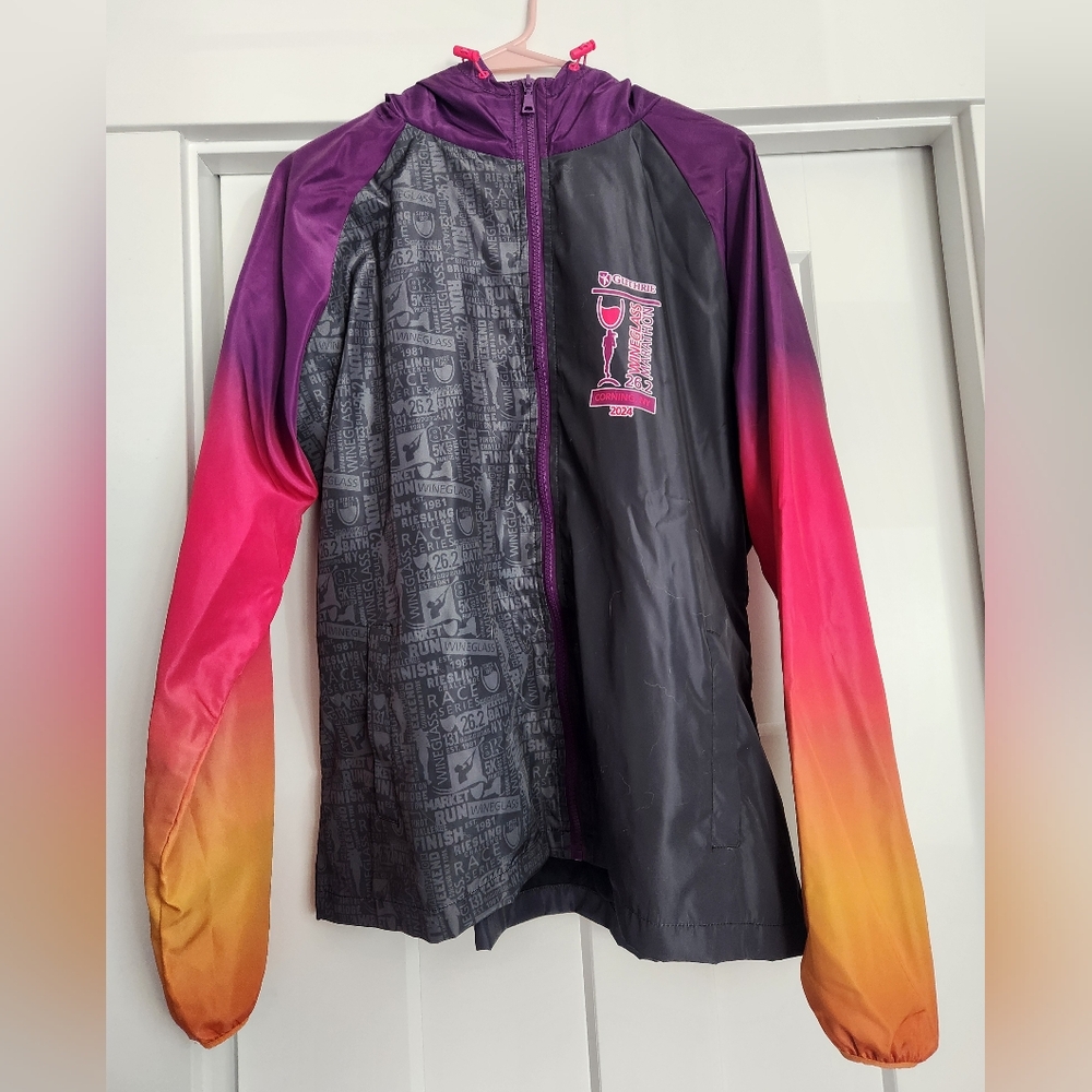 Wineglass Marathon Finisher 26.2 Windbreaker Jacket 2024 Size L